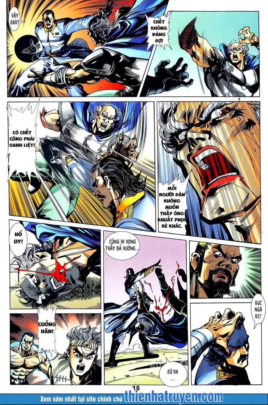 Truyện Tranh Long Hổ 5 Thế trang 8