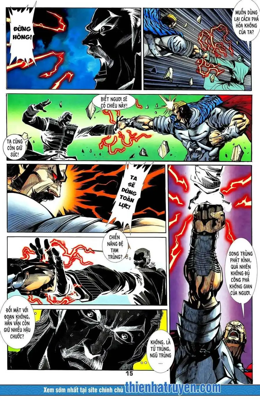 Truyện Tranh Long Hổ 5 Thế trang 8