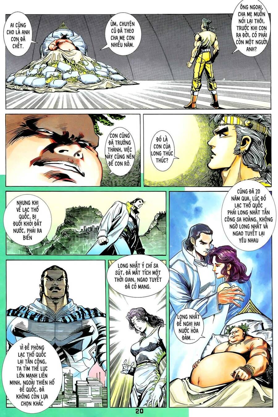 Truyện Tranh Long Hổ 5 Thế trang 8