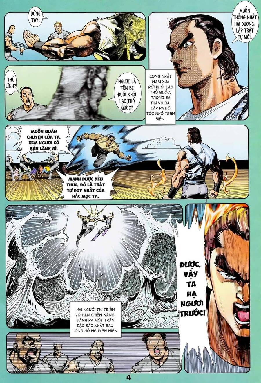 Truyện Tranh Long Hổ 5 Thế trang 8