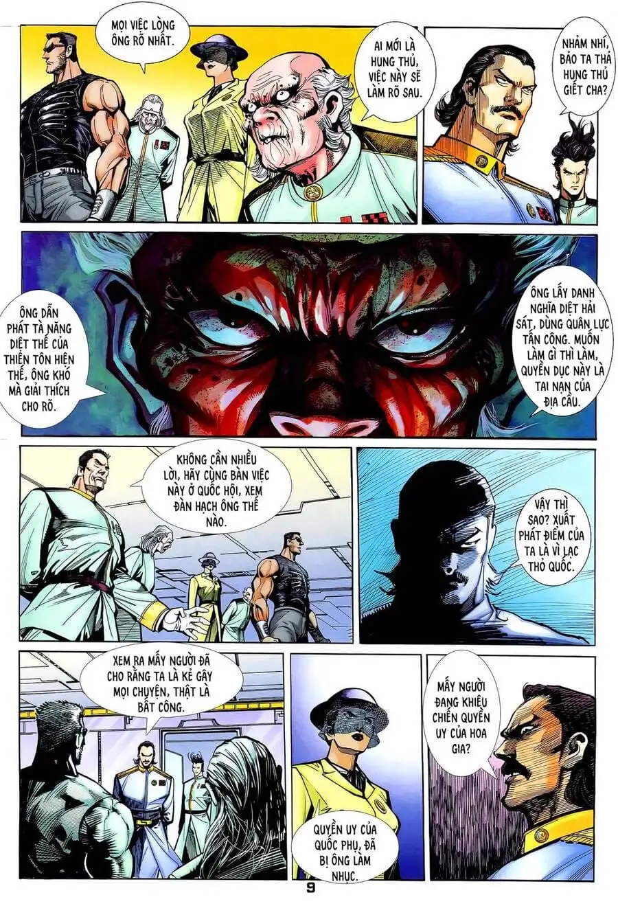 Truyện Tranh Long Hổ 5 Thế trang 8