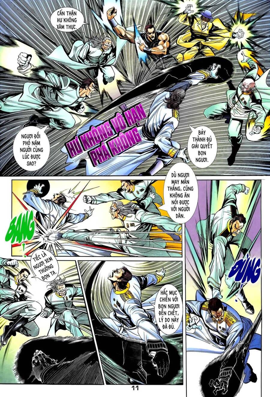 Truyện Tranh Long Hổ 5 Thế trang 8