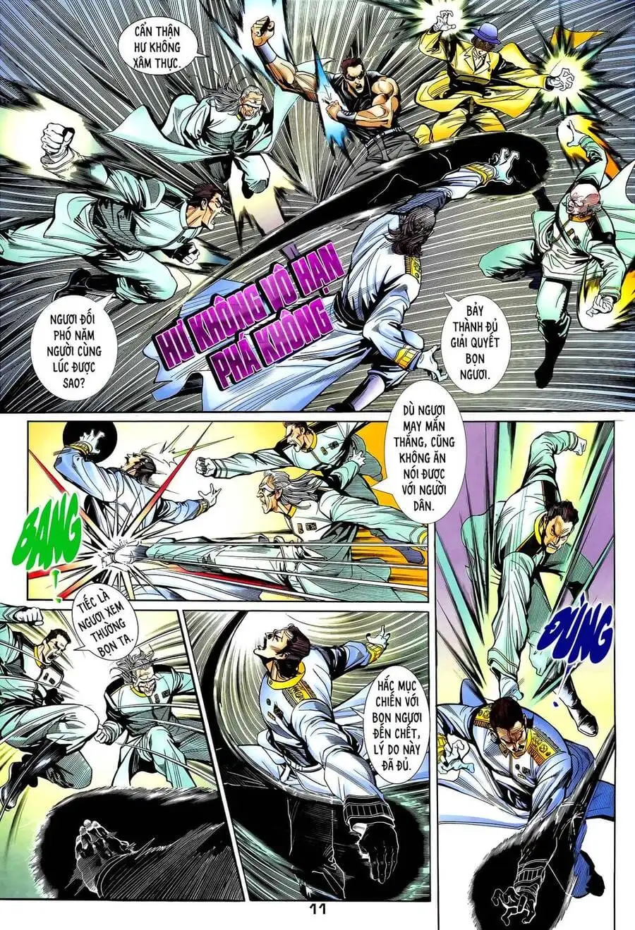 Truyện Tranh Long Hổ 5 Thế trang 8