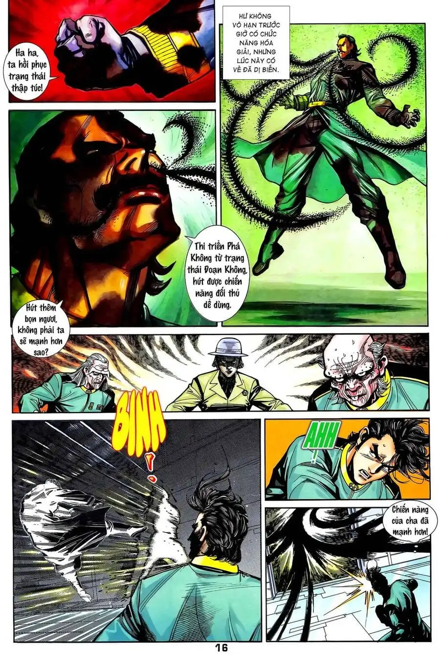 Truyện Tranh Long Hổ 5 Thế trang 8