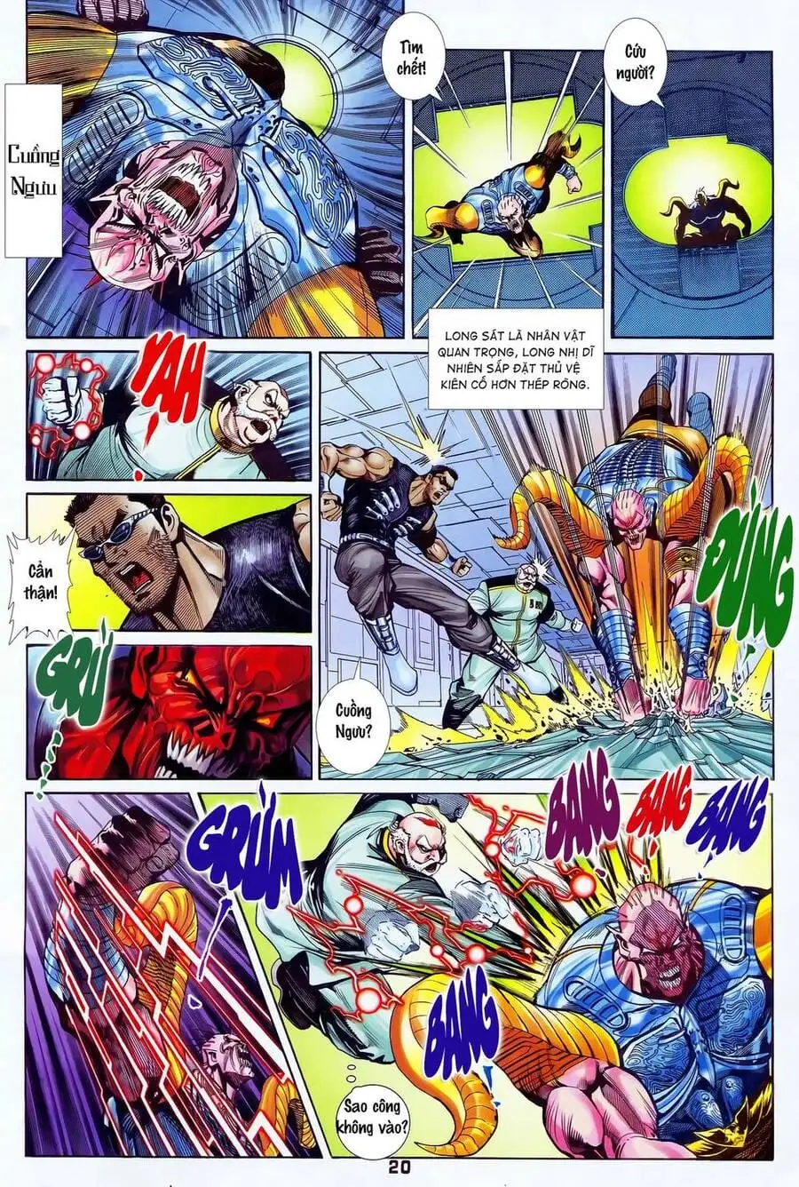 Truyện Tranh Long Hổ 5 Thế trang 8