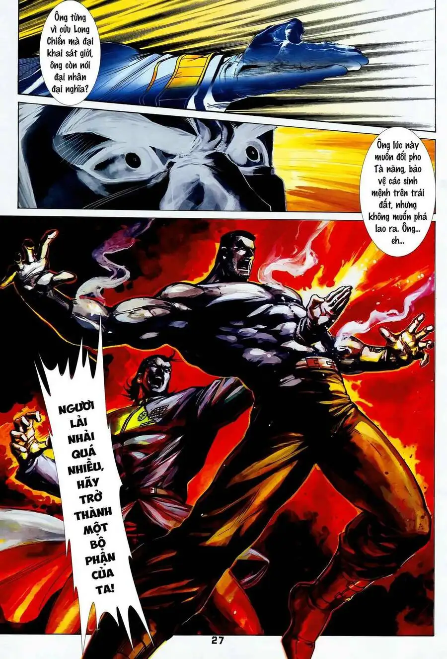 Truyện Tranh Long Hổ 5 Thế trang 8