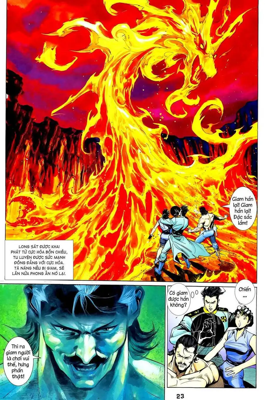 Truyện Tranh Long Hổ 5 Thế trang 8