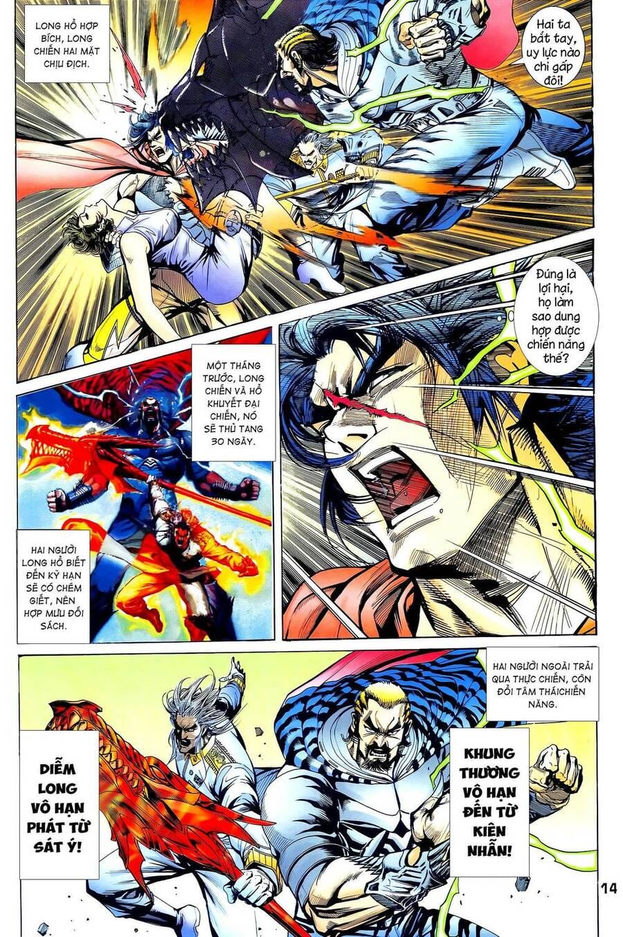 Truyện Tranh Long Hổ 5 Thế trang 8