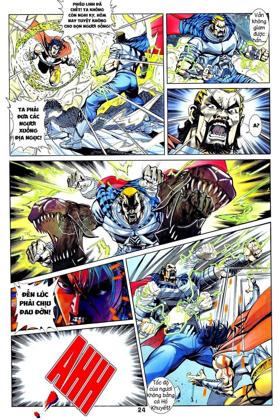 Truyện Tranh Long Hổ 5 Thế trang 8