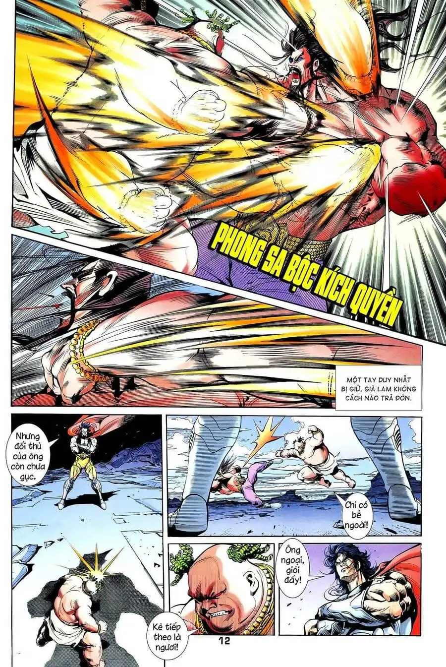 Truyện Tranh Long Hổ 5 Thế trang 8