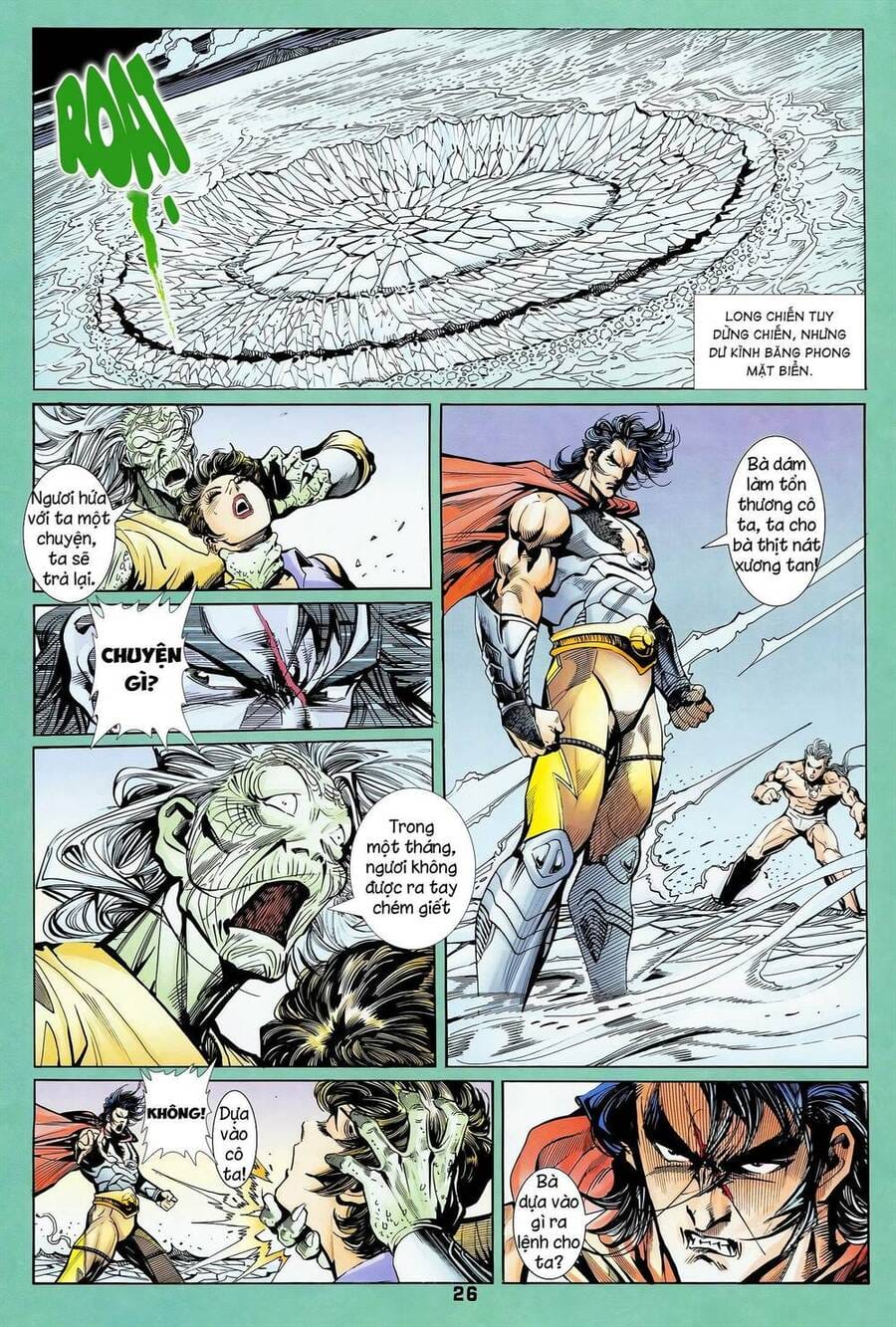 Truyện Tranh Long Hổ 5 Thế trang 8