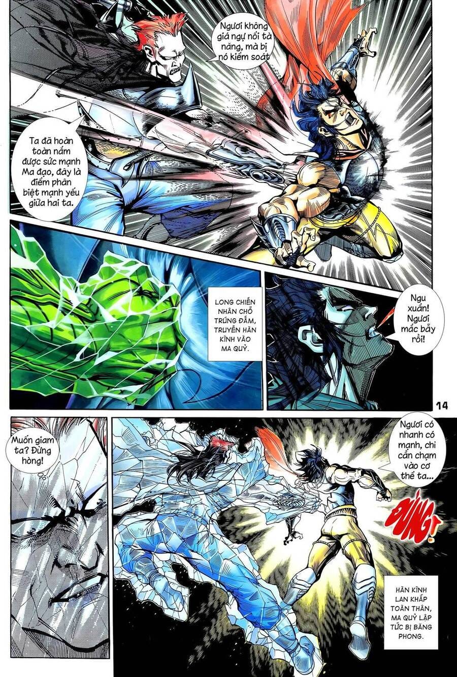 Truyện Tranh Long Hổ 5 Thế trang 8