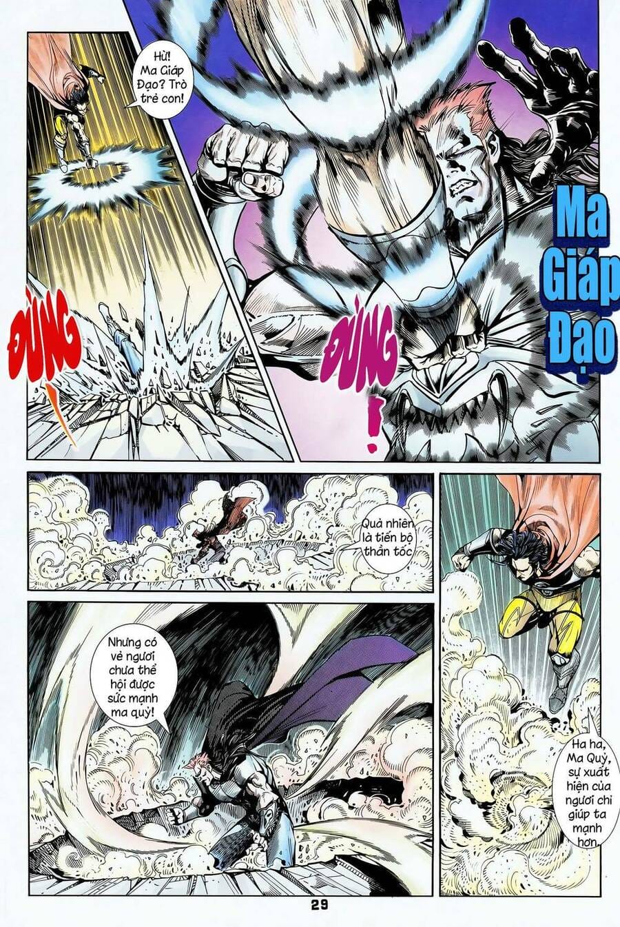 Truyện Tranh Long Hổ 5 Thế trang 8