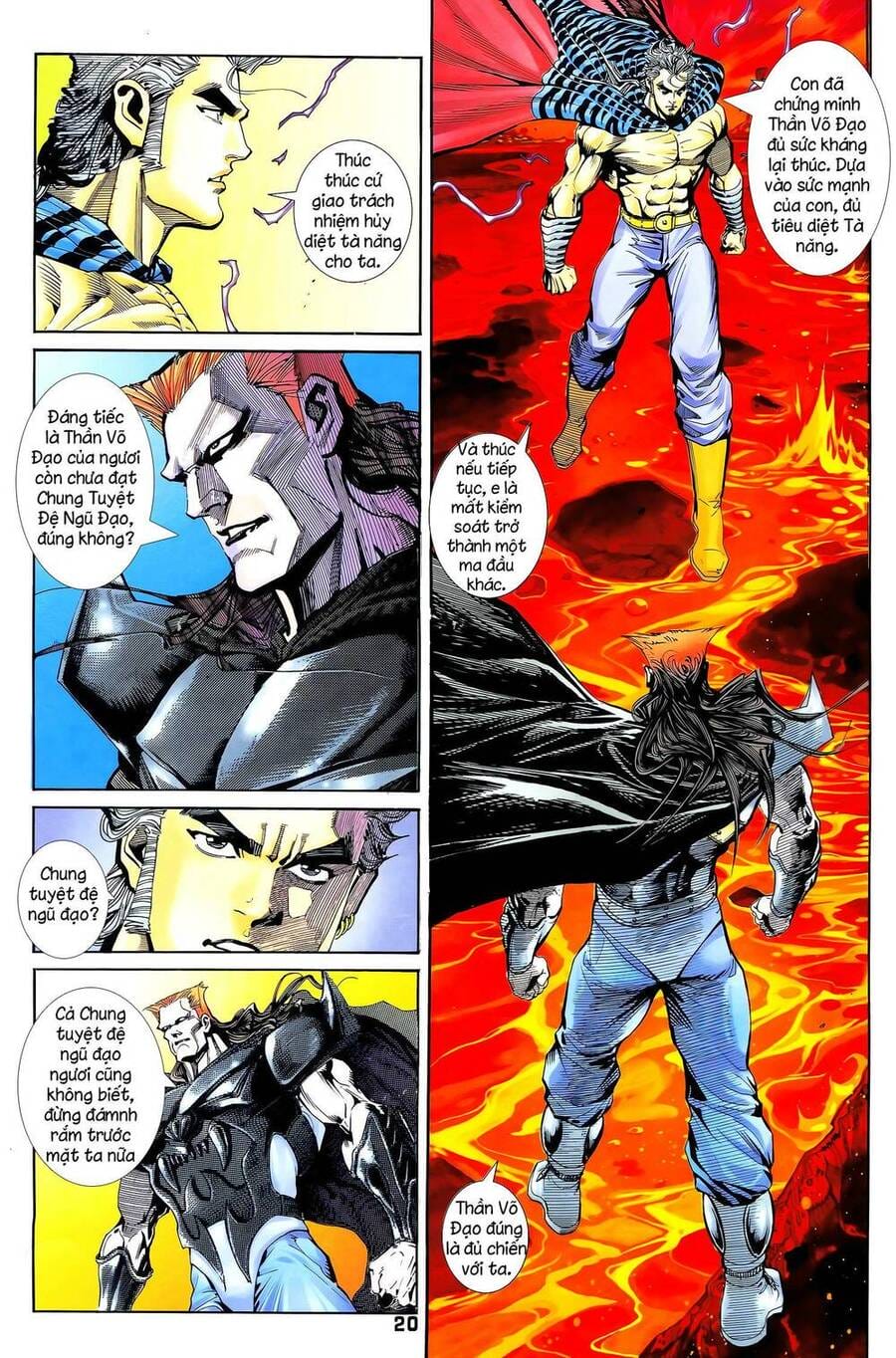 Truyện Tranh Long Hổ 5 Thế trang 8