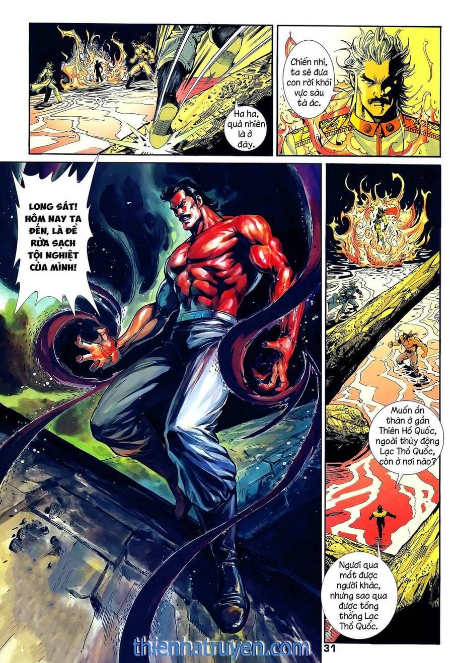 Truyện Tranh Long Hổ 5 Thế trang 8