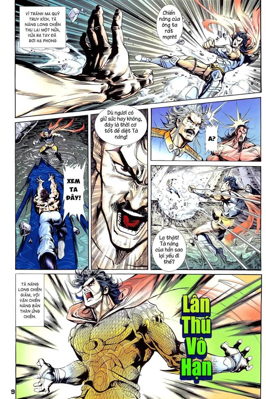 Truyện Tranh Long Hổ 5 Thế trang 8