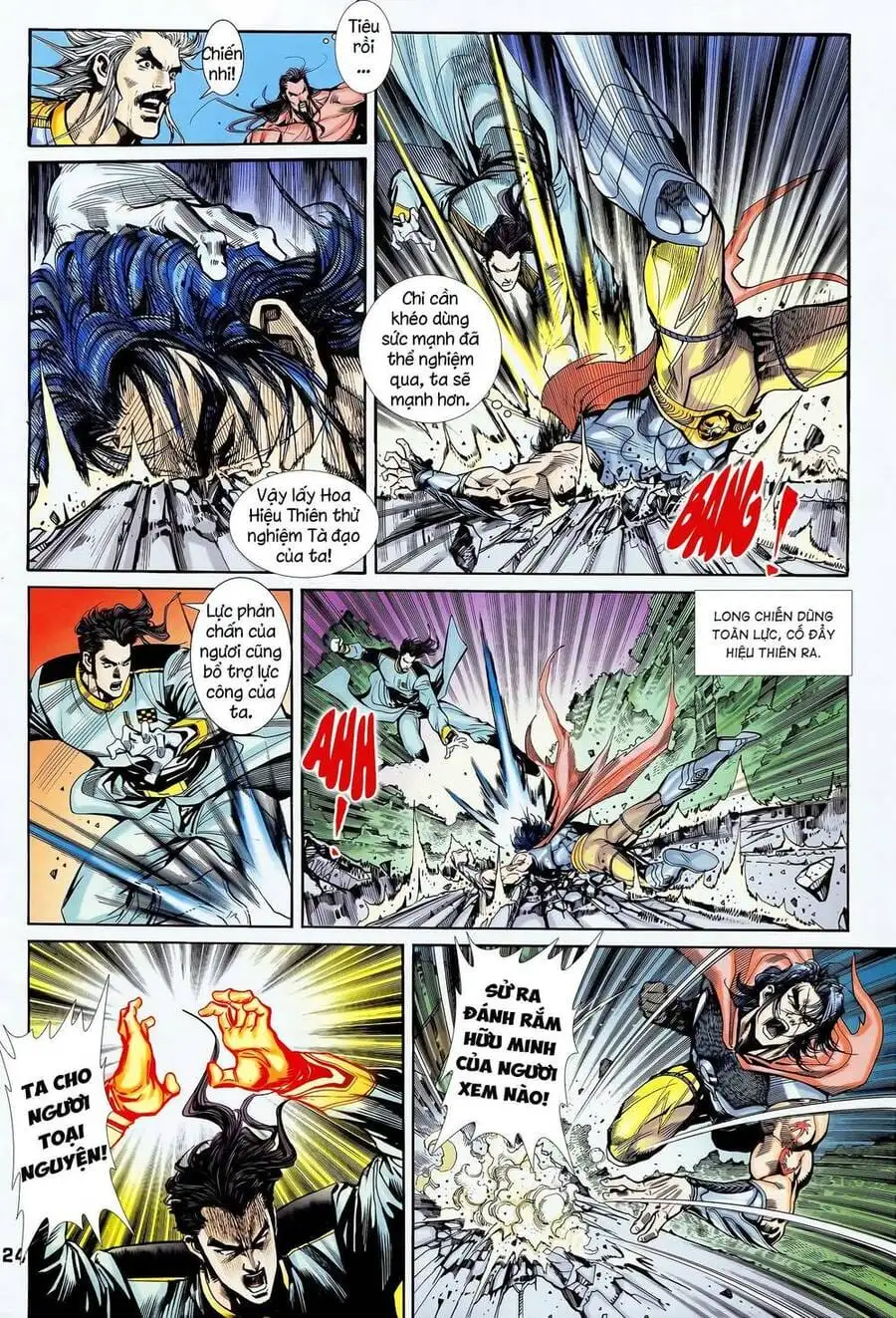 Truyện Tranh Long Hổ 5 Thế trang 8