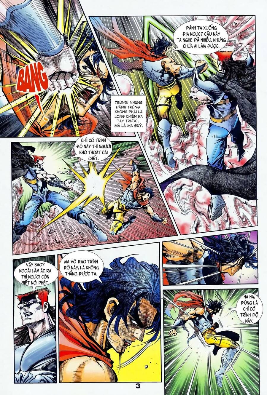 Truyện Tranh Long Hổ 5 Thế trang 8