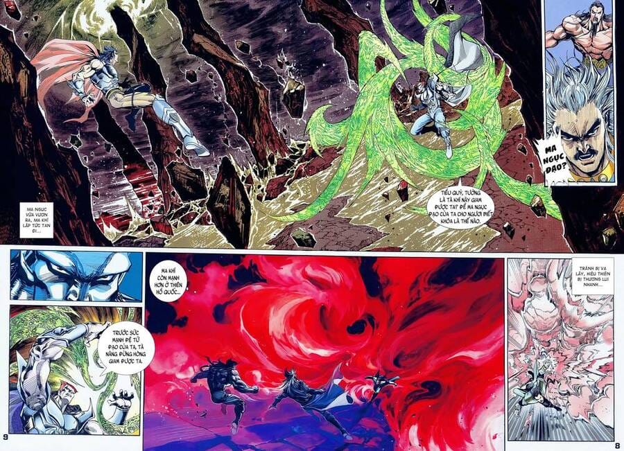 Truyện Tranh Long Hổ 5 Thế trang 8