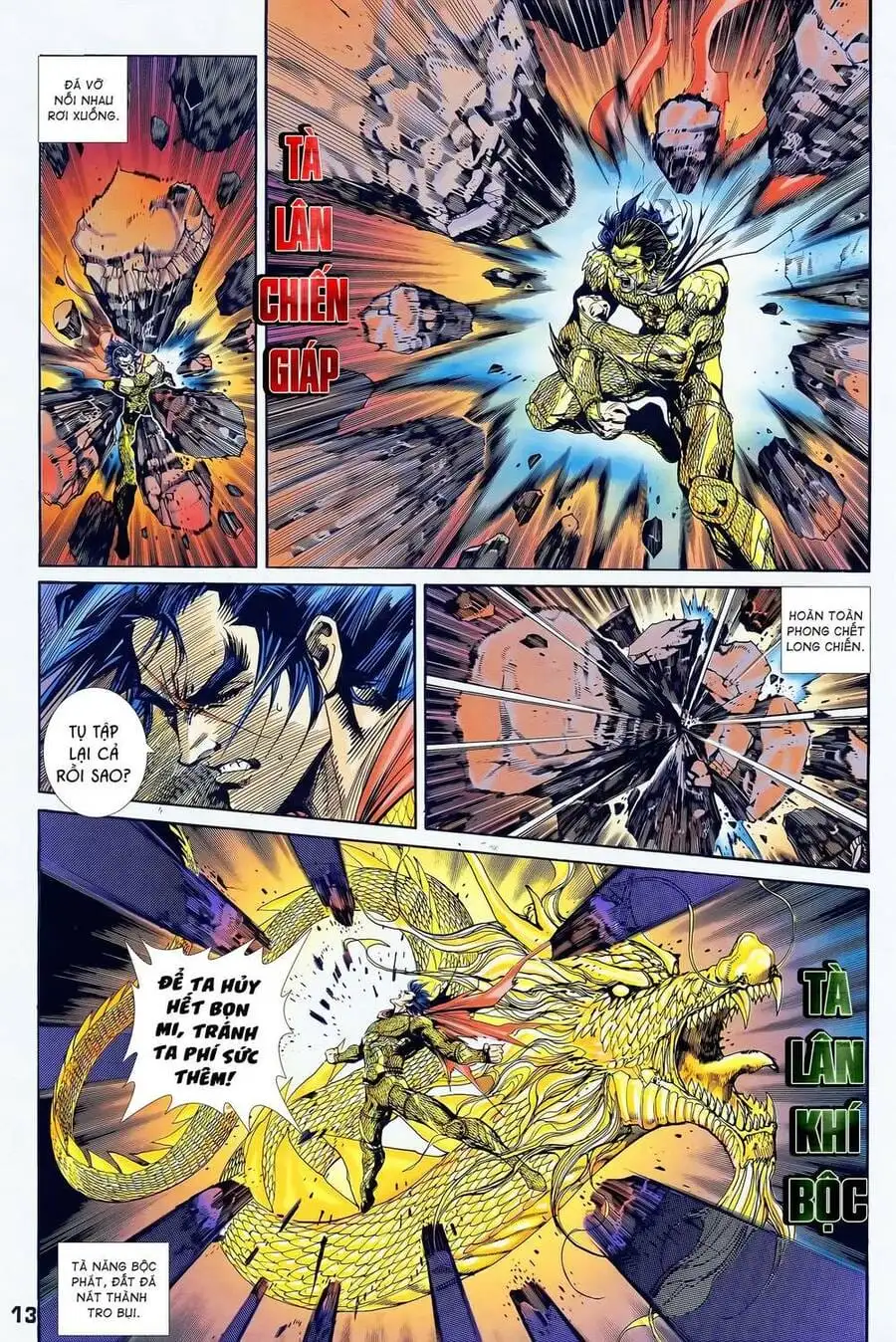 Truyện Tranh Long Hổ 5 Thế trang 8