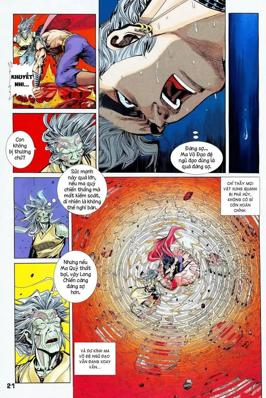 Truyện Tranh Long Hổ 5 Thế trang 8