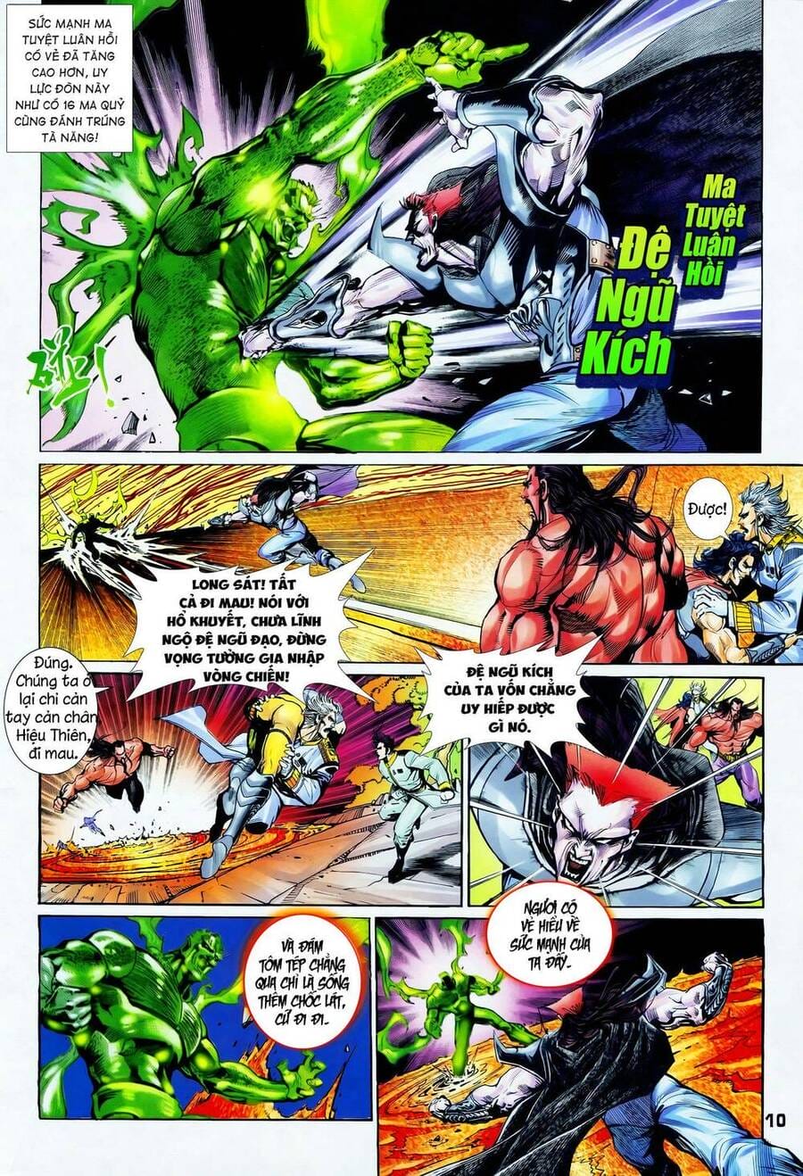 Truyện Tranh Long Hổ 5 Thế trang 8