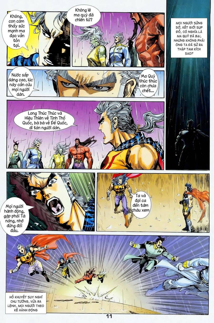 Truyện Tranh Long Hổ 5 Thế trang 8