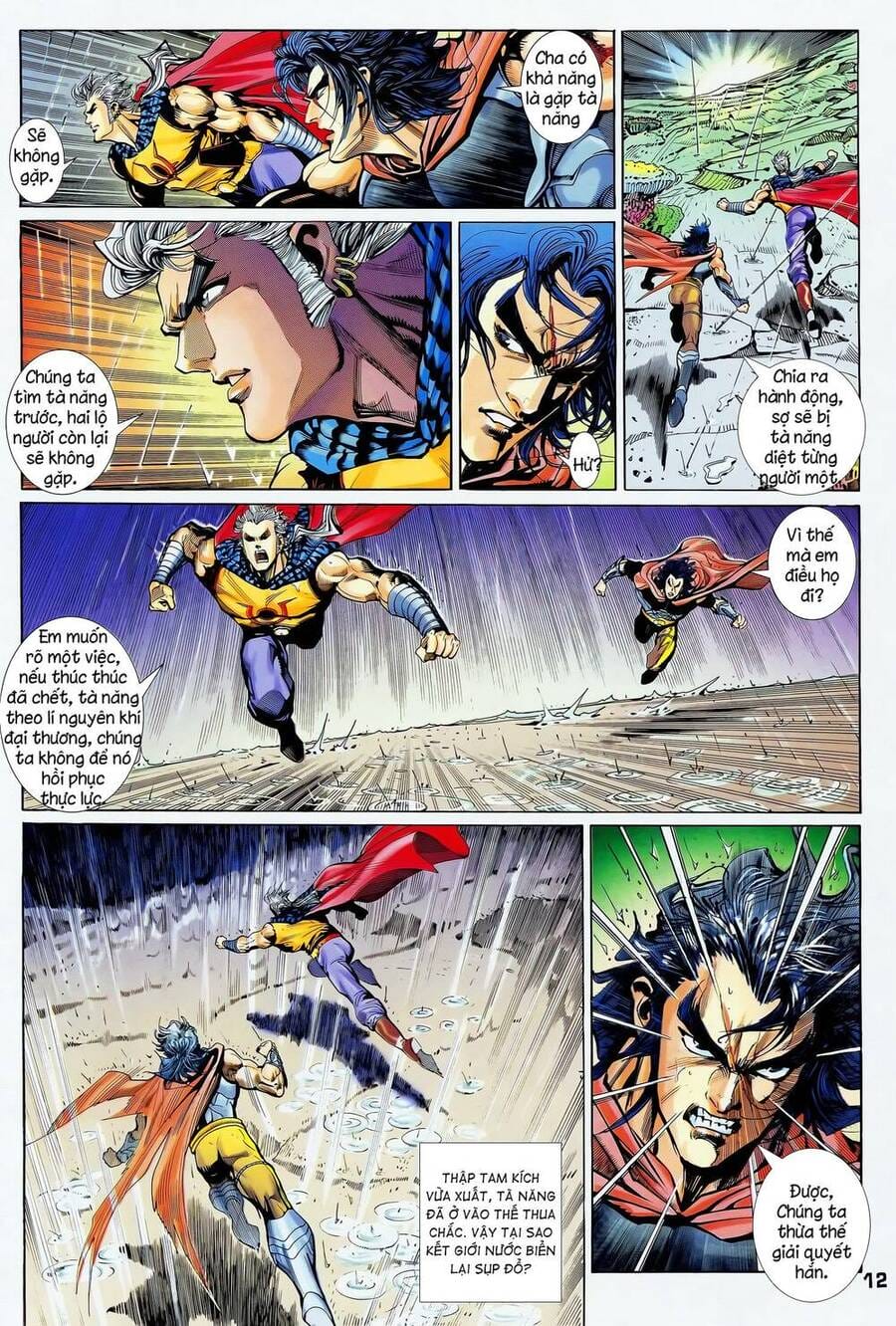 Truyện Tranh Long Hổ 5 Thế trang 8