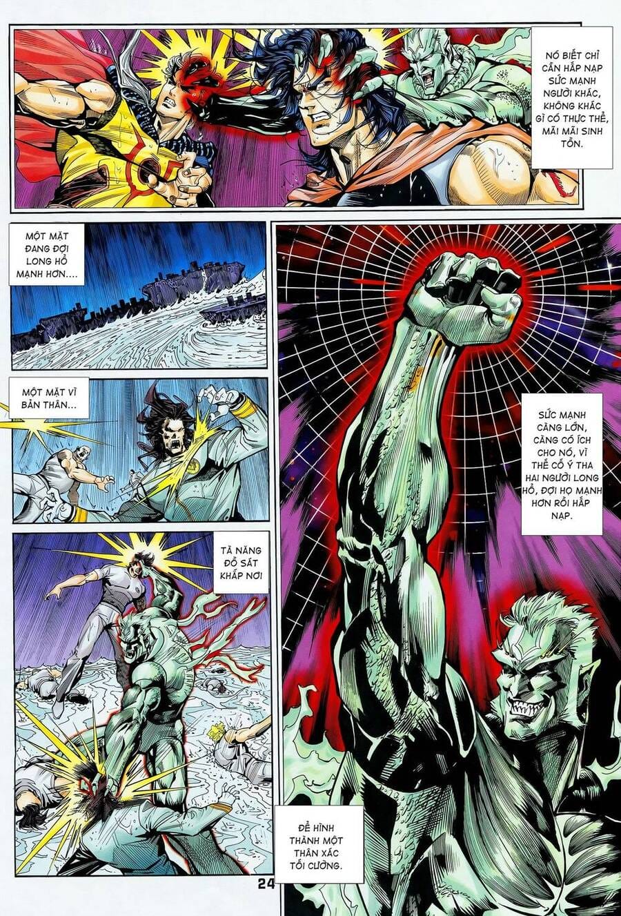 Truyện Tranh Long Hổ 5 Thế trang 8