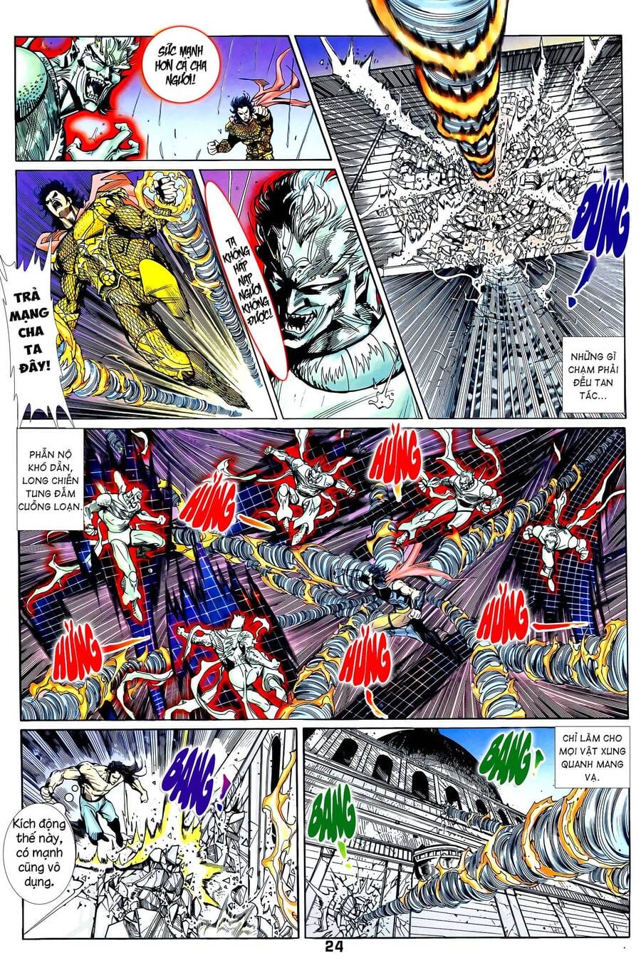 Truyện Tranh Long Hổ 5 Thế trang 8