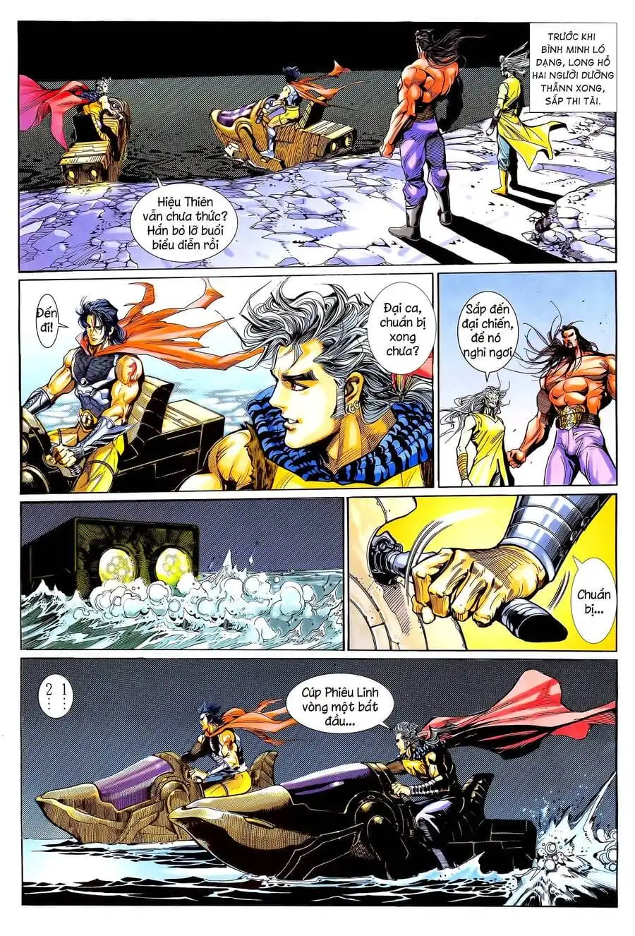 Truyện Tranh Long Hổ 5 Thế trang 8