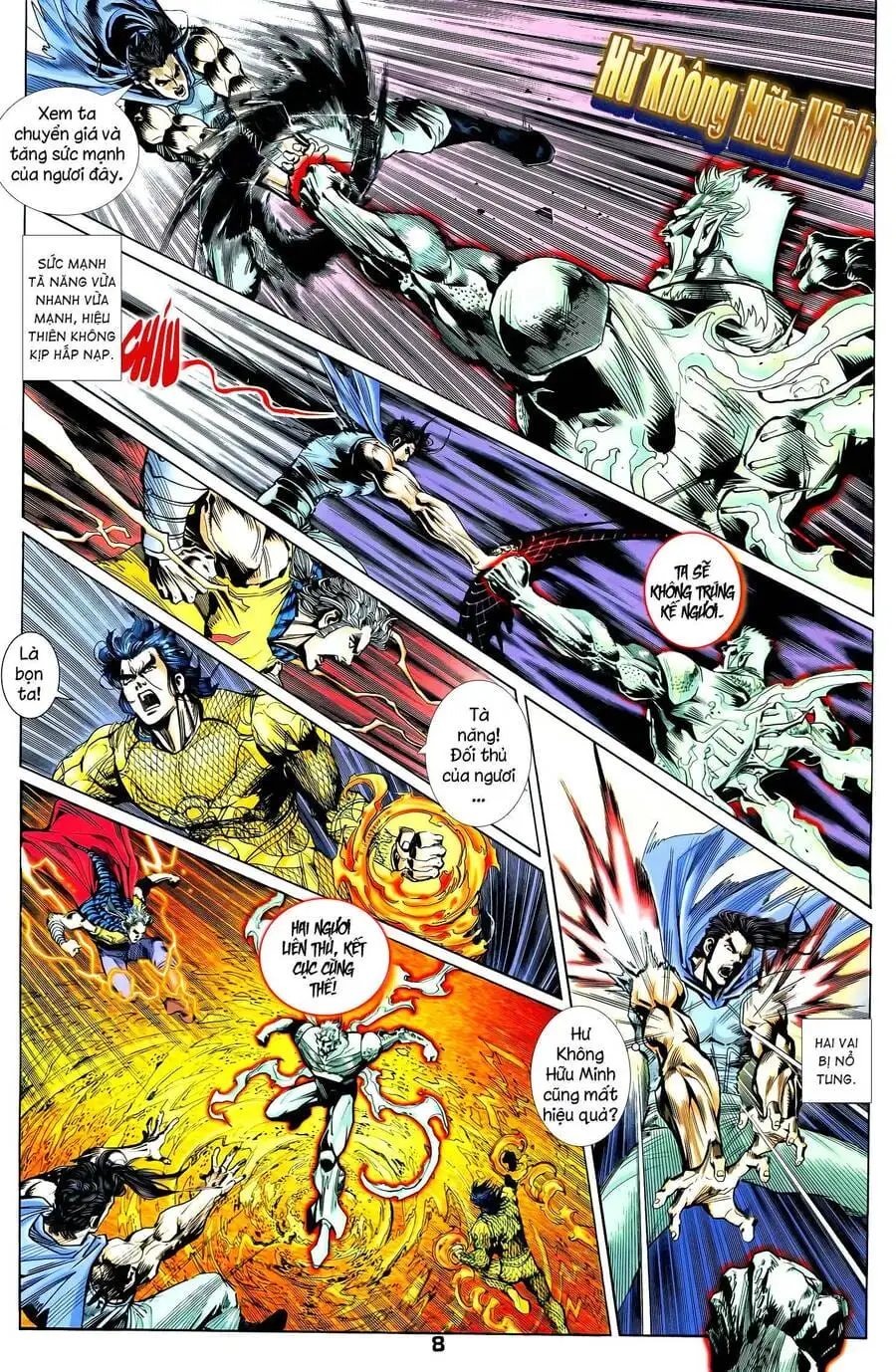 Truyện Tranh Long Hổ 5 Thế trang 8