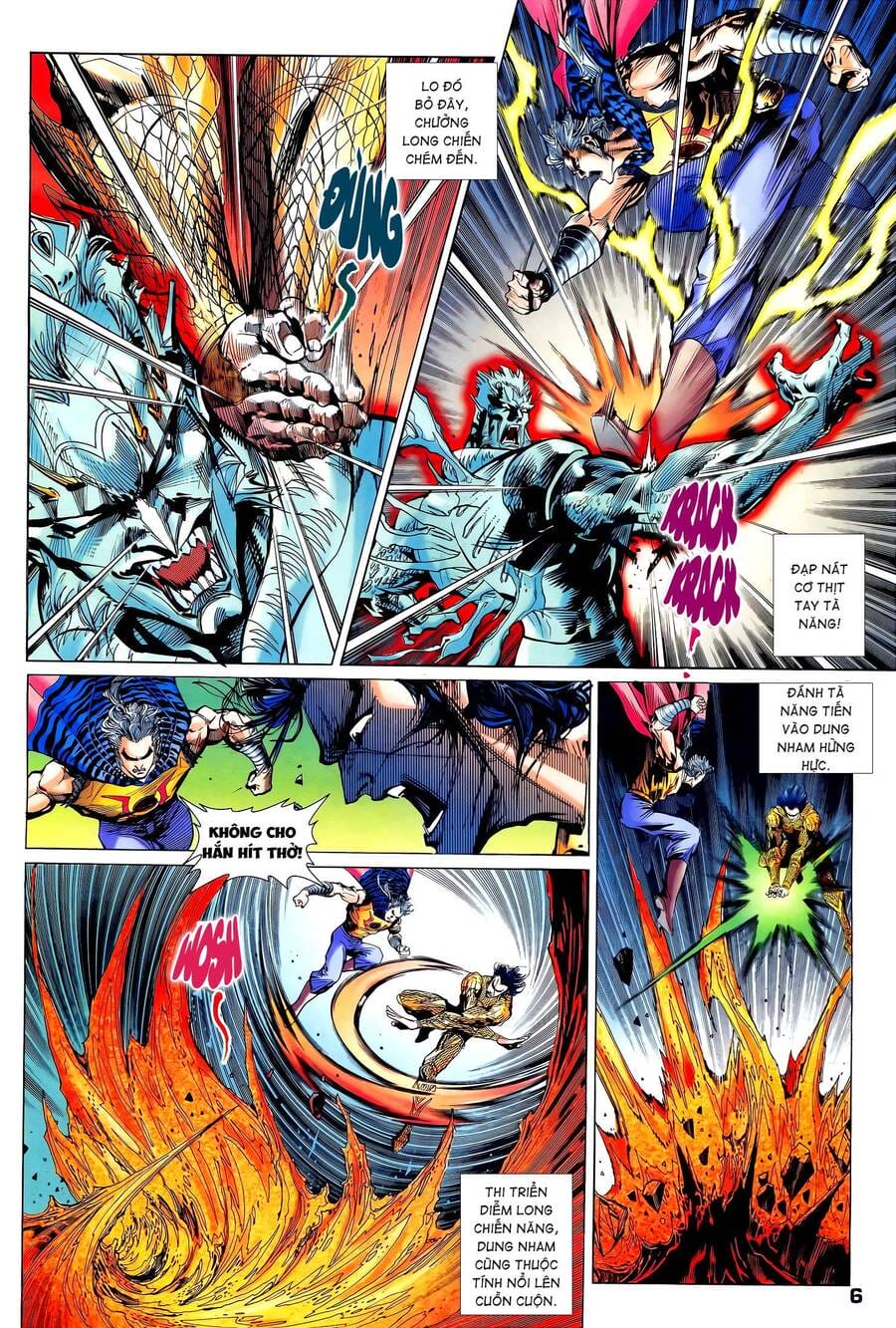 Truyện Tranh Long Hổ 5 Thế trang 8