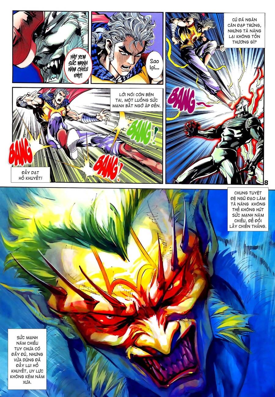Truyện Tranh Long Hổ 5 Thế trang 8