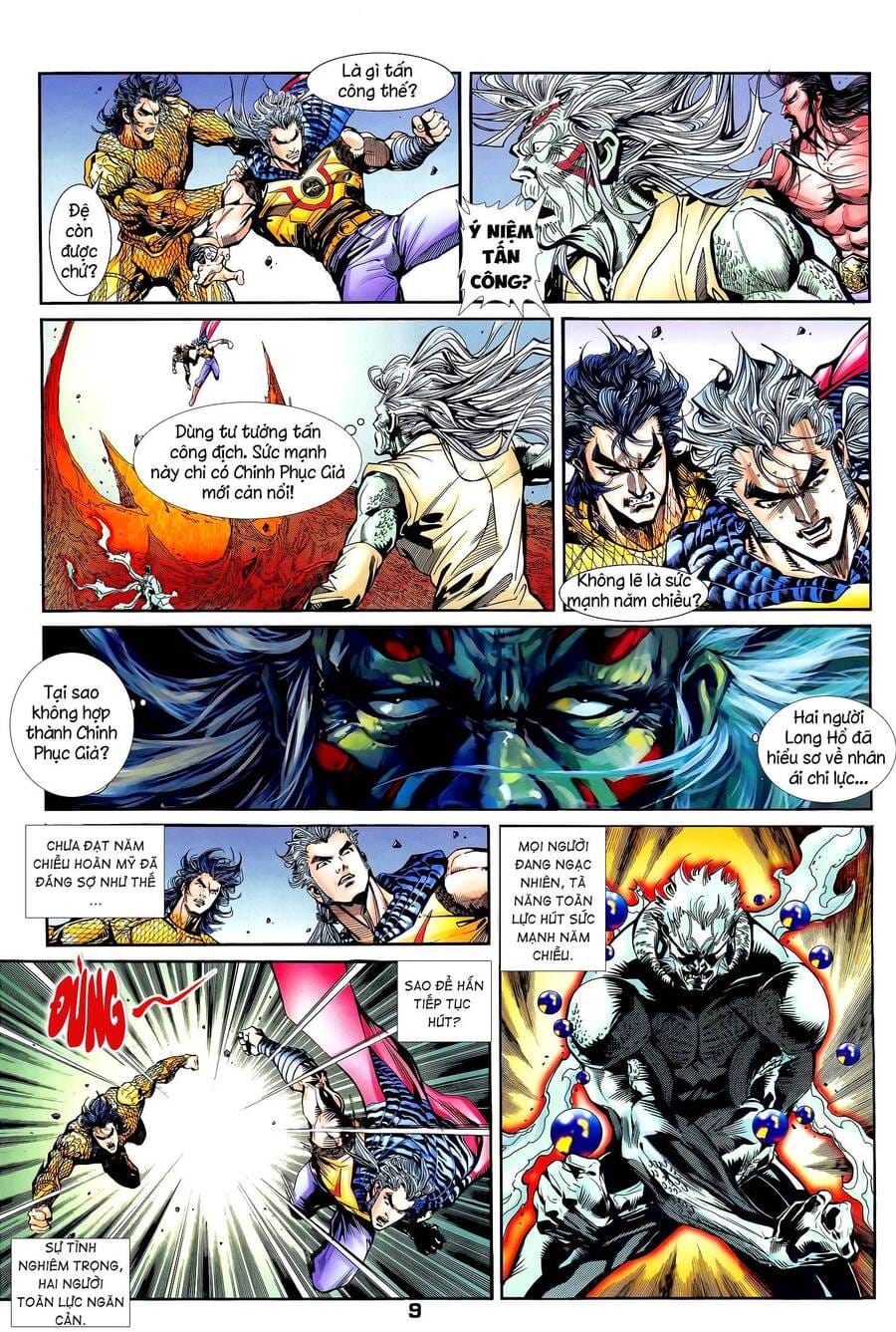 Truyện Tranh Long Hổ 5 Thế trang 8