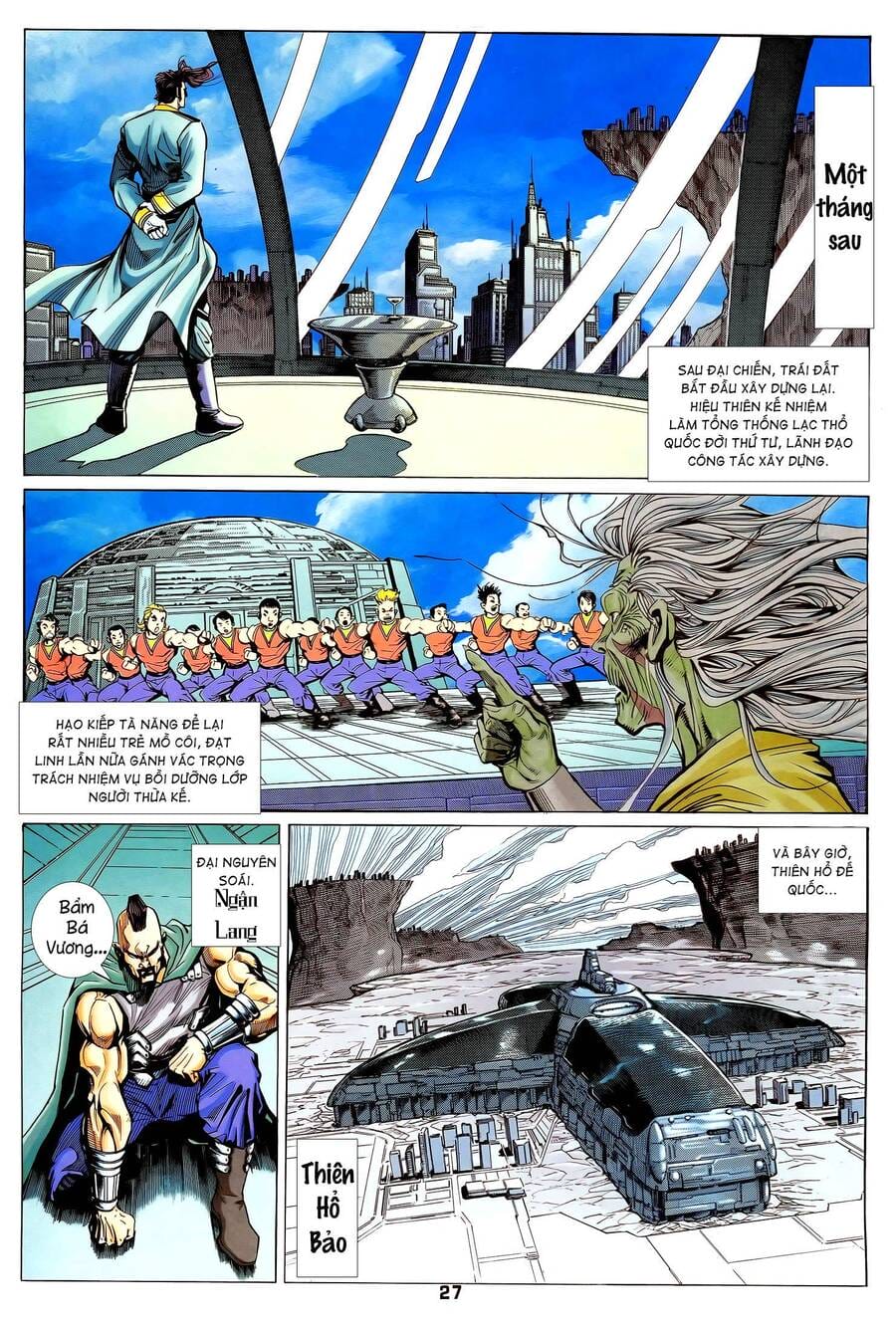 Truyện Tranh Long Hổ 5 Thế trang 8