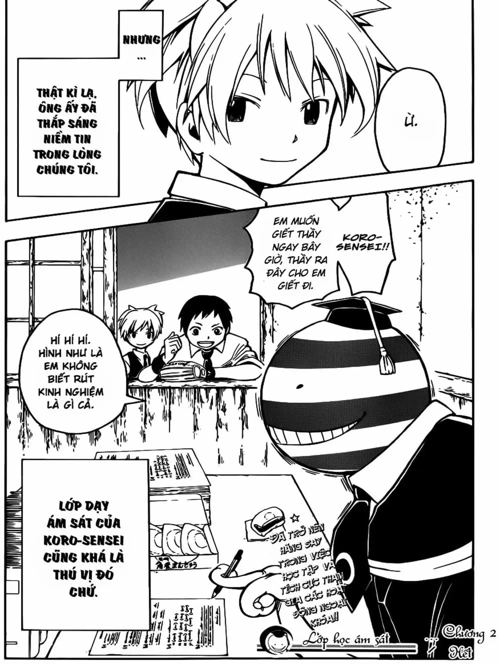 Truyện Tranh Lớp Học Ám Sát - Ansatsu Kyoushitsu trang 5