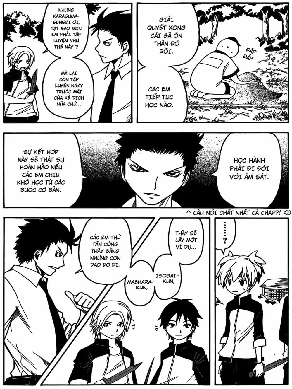 Truyện Tranh Lớp Học Ám Sát - Ansatsu Kyoushitsu trang 5