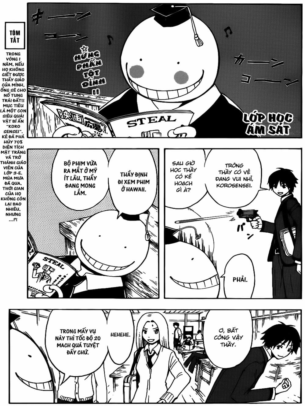 Truyện Tranh Lớp Học Ám Sát - Ansatsu Kyoushitsu trang 5