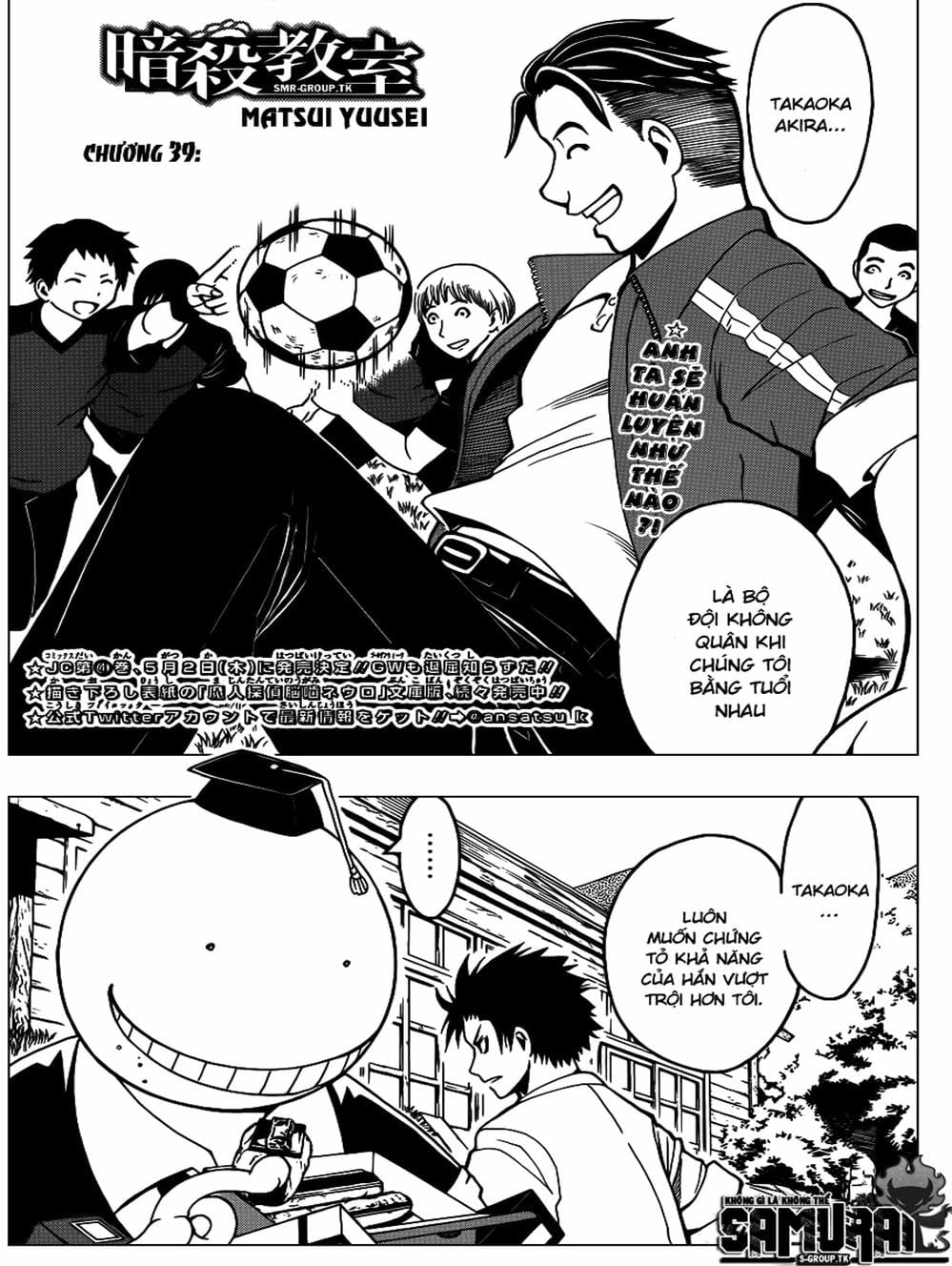 Truyện Tranh Lớp Học Ám Sát - Ansatsu Kyoushitsu trang 5