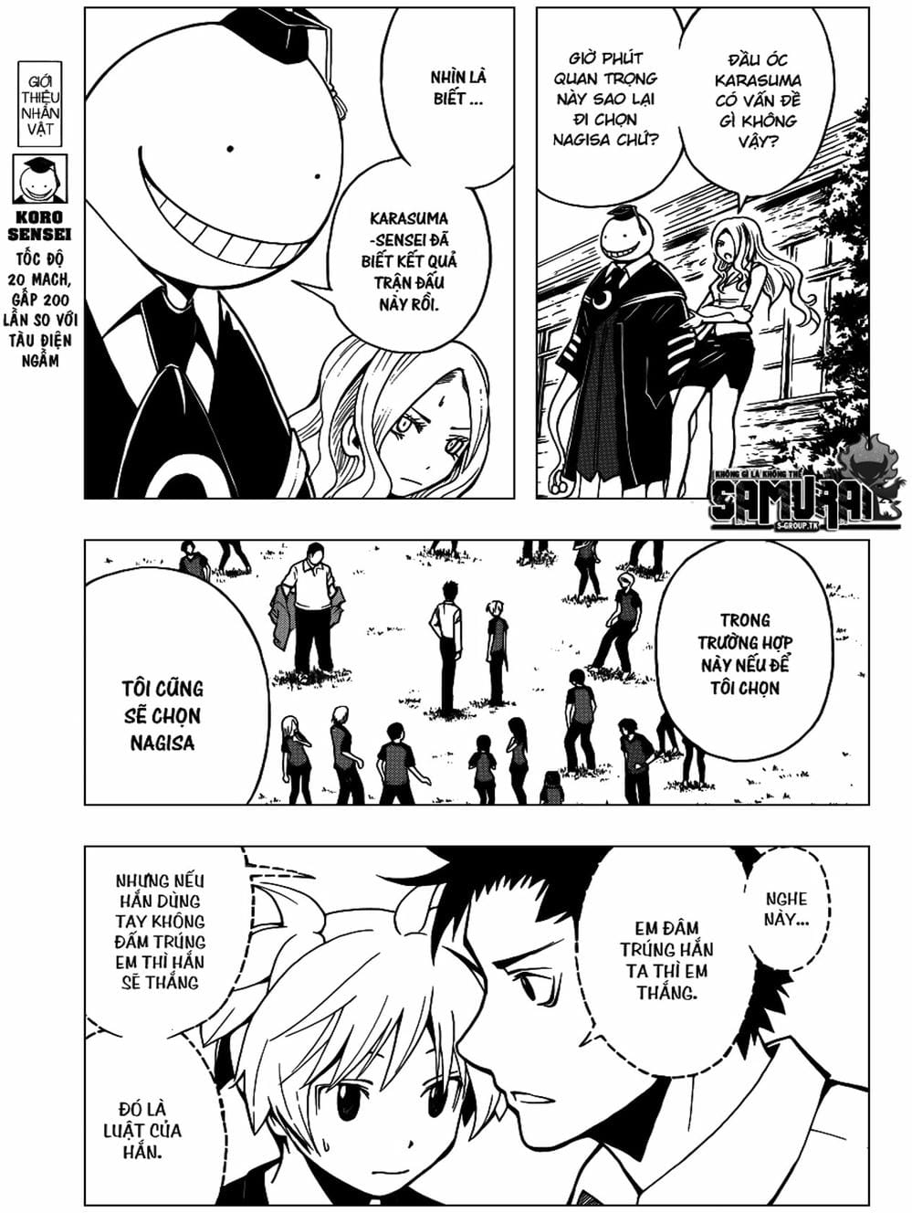 Truyện Tranh Lớp Học Ám Sát - Ansatsu Kyoushitsu trang 5