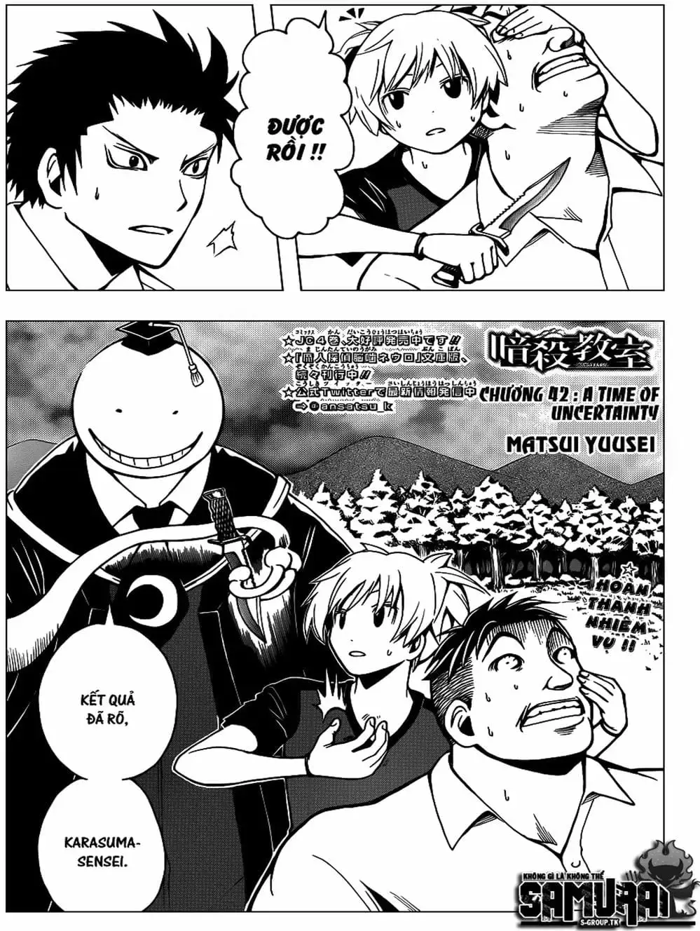 Truyện Tranh Lớp Học Ám Sát - Ansatsu Kyoushitsu trang 5