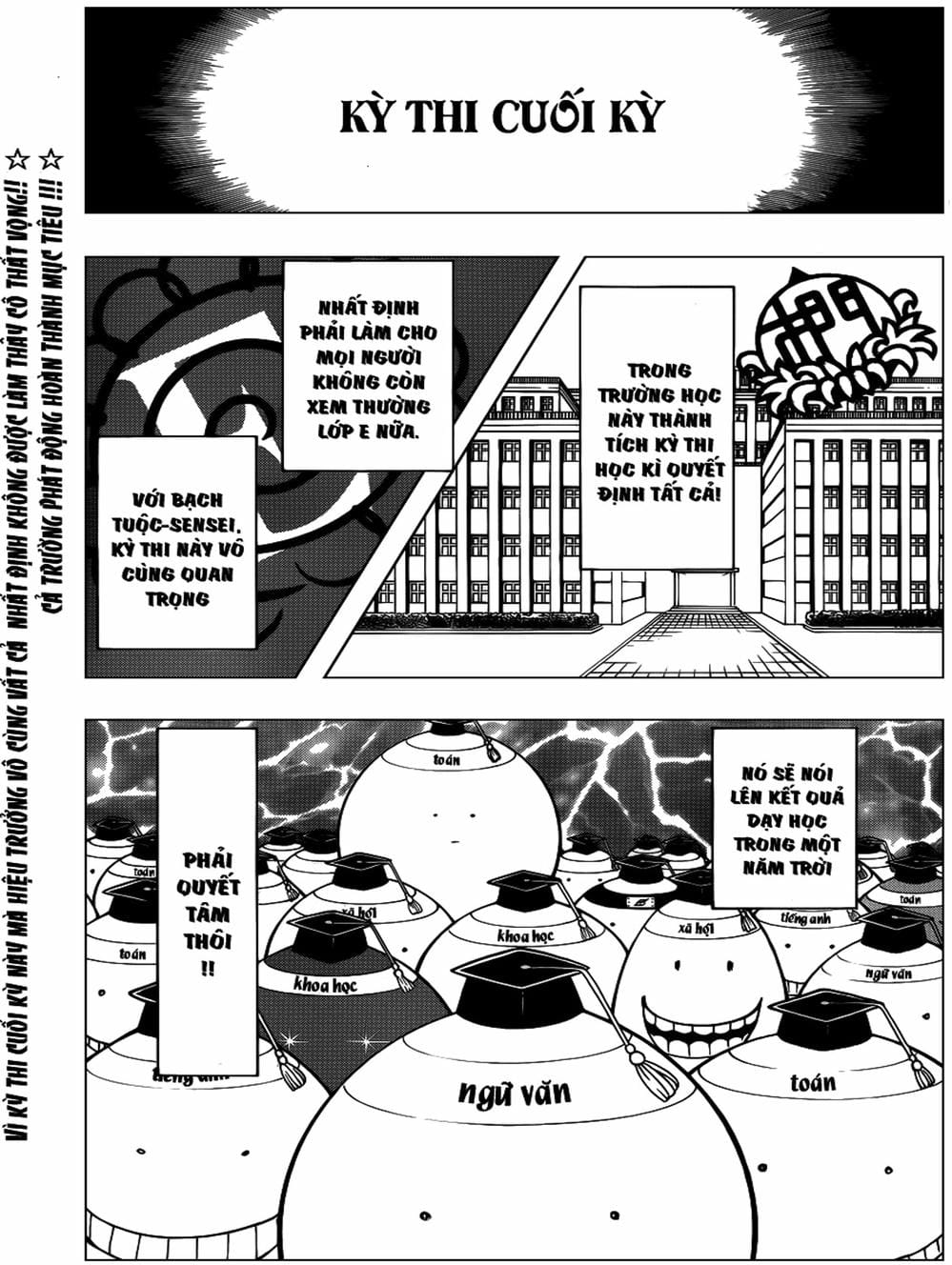 Truyện Tranh Lớp Học Ám Sát - Ansatsu Kyoushitsu trang 5