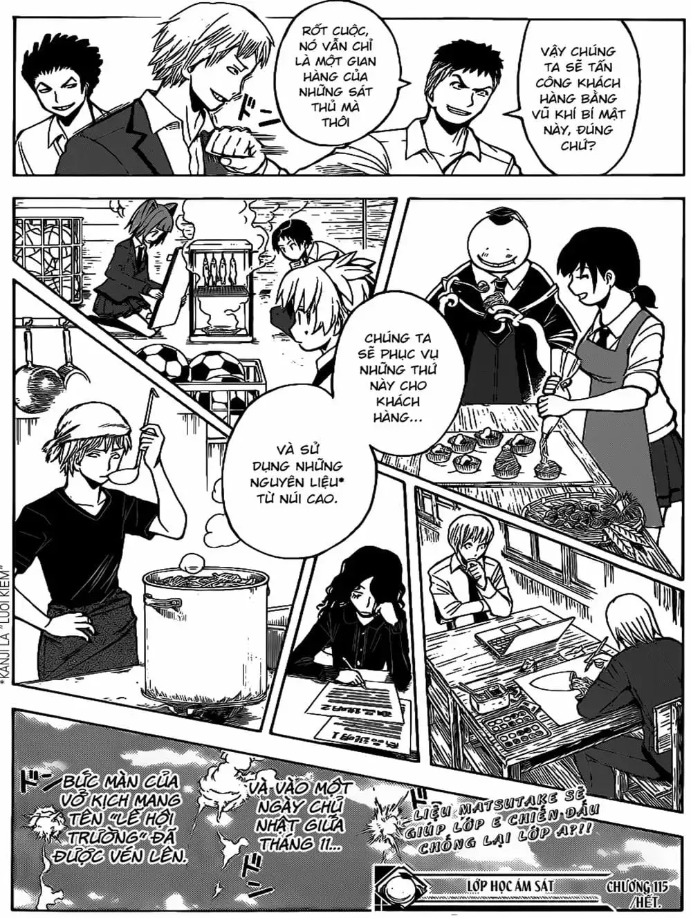 Truyện Tranh Lớp Học Ám Sát - Ansatsu Kyoushitsu trang 5