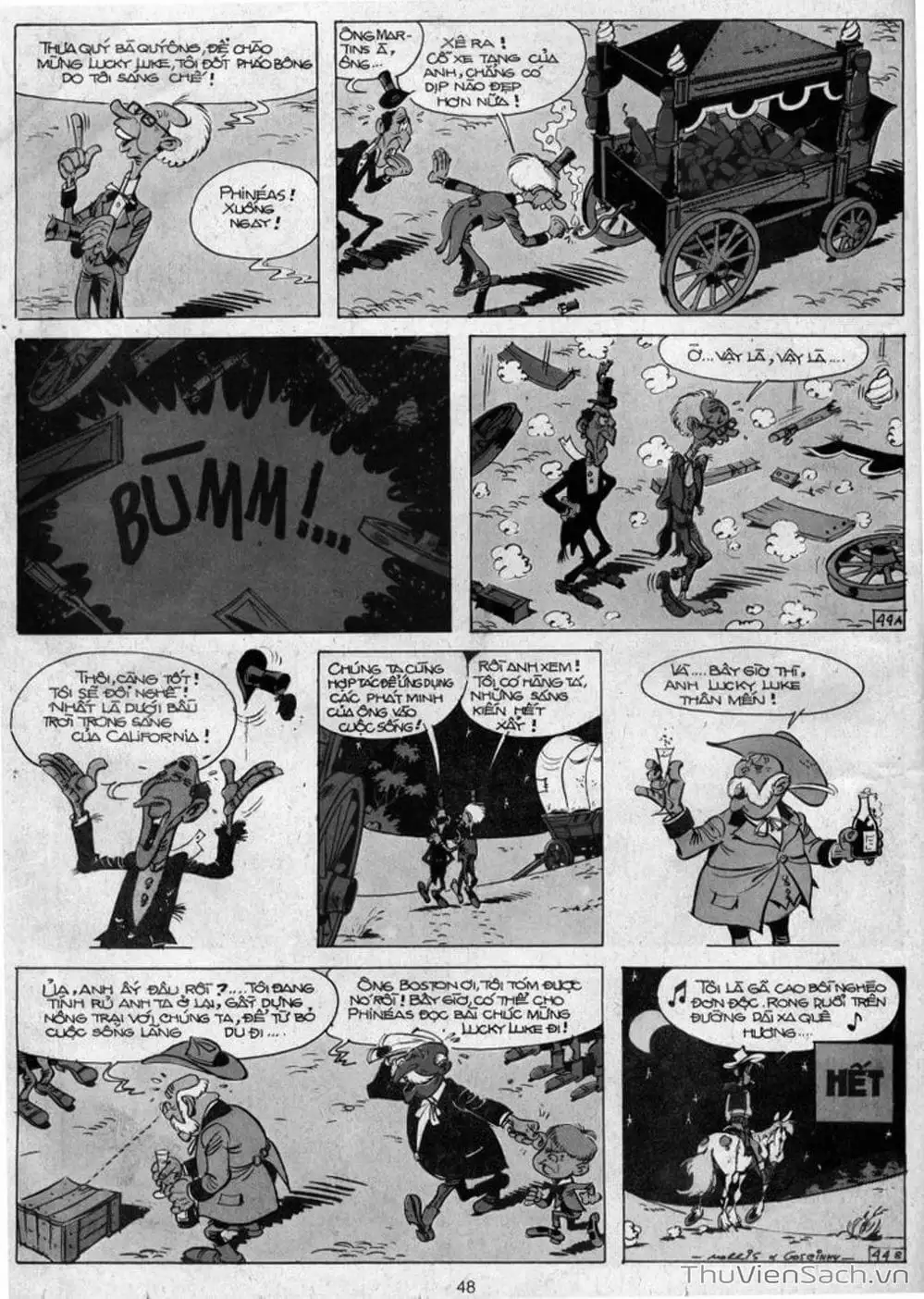 Truyện Tranh Cuộc Phiêu Lưu Kỳ Thú Của Lucky Luke trang 3