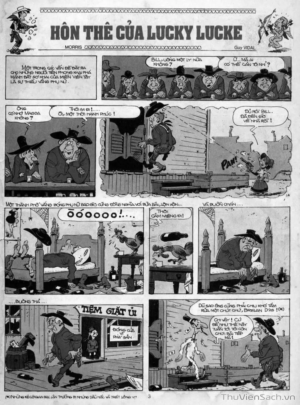 Truyện Tranh Cuộc Phiêu Lưu Kỳ Thú Của Lucky Luke trang 3