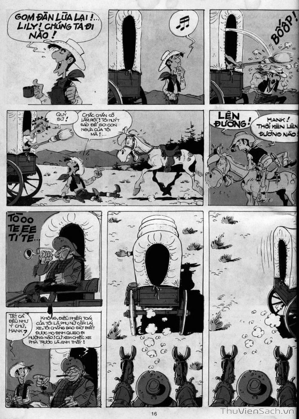 Truyện Tranh Cuộc Phiêu Lưu Kỳ Thú Của Lucky Luke trang 198