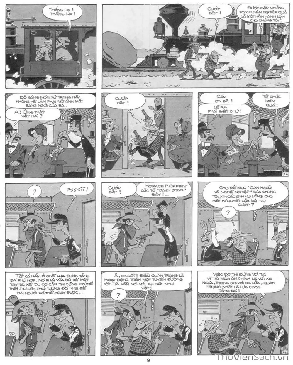 Truyện Tranh Cuộc Phiêu Lưu Kỳ Thú Của Lucky Luke trang 3