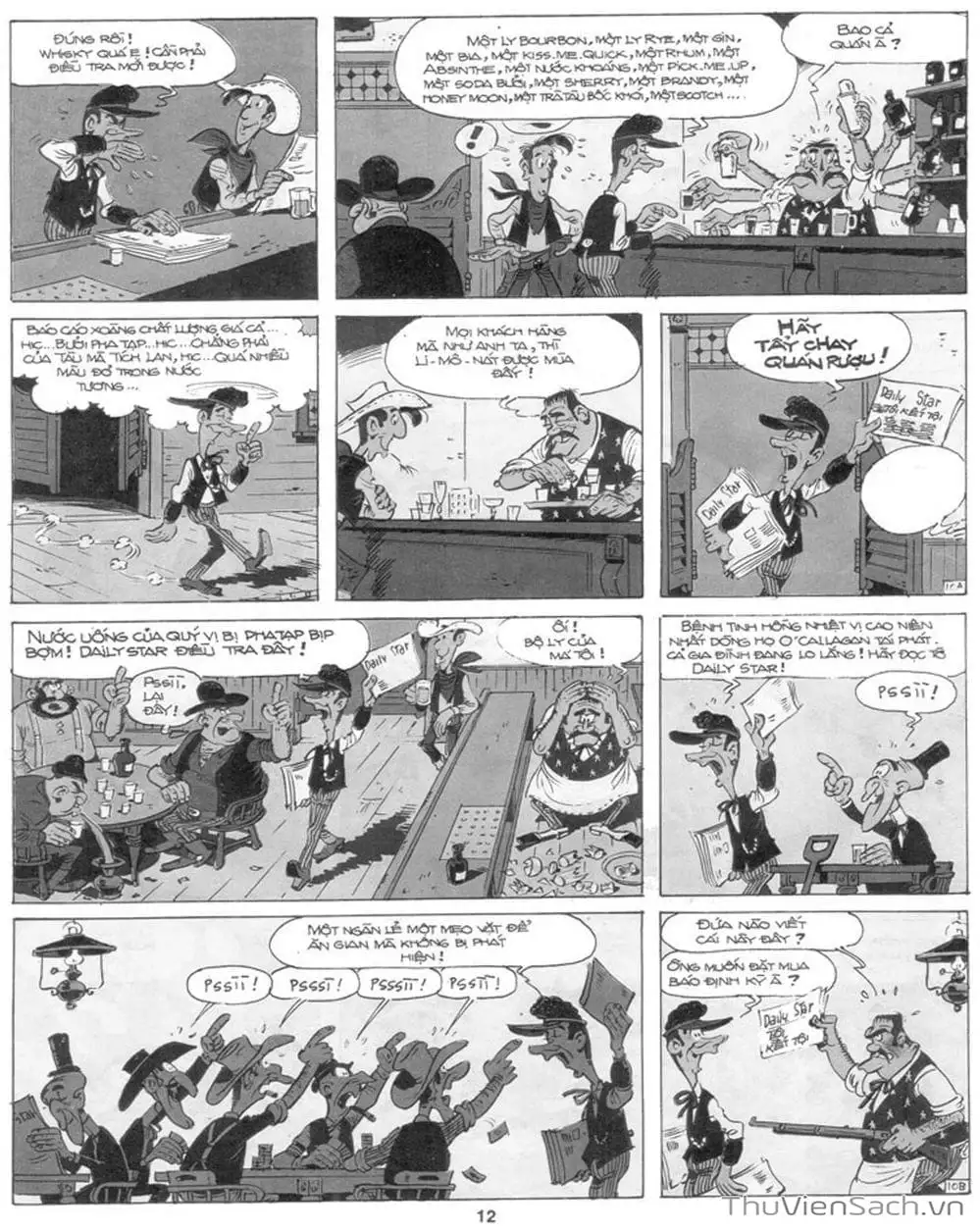 Truyện Tranh Cuộc Phiêu Lưu Kỳ Thú Của Lucky Luke trang 3