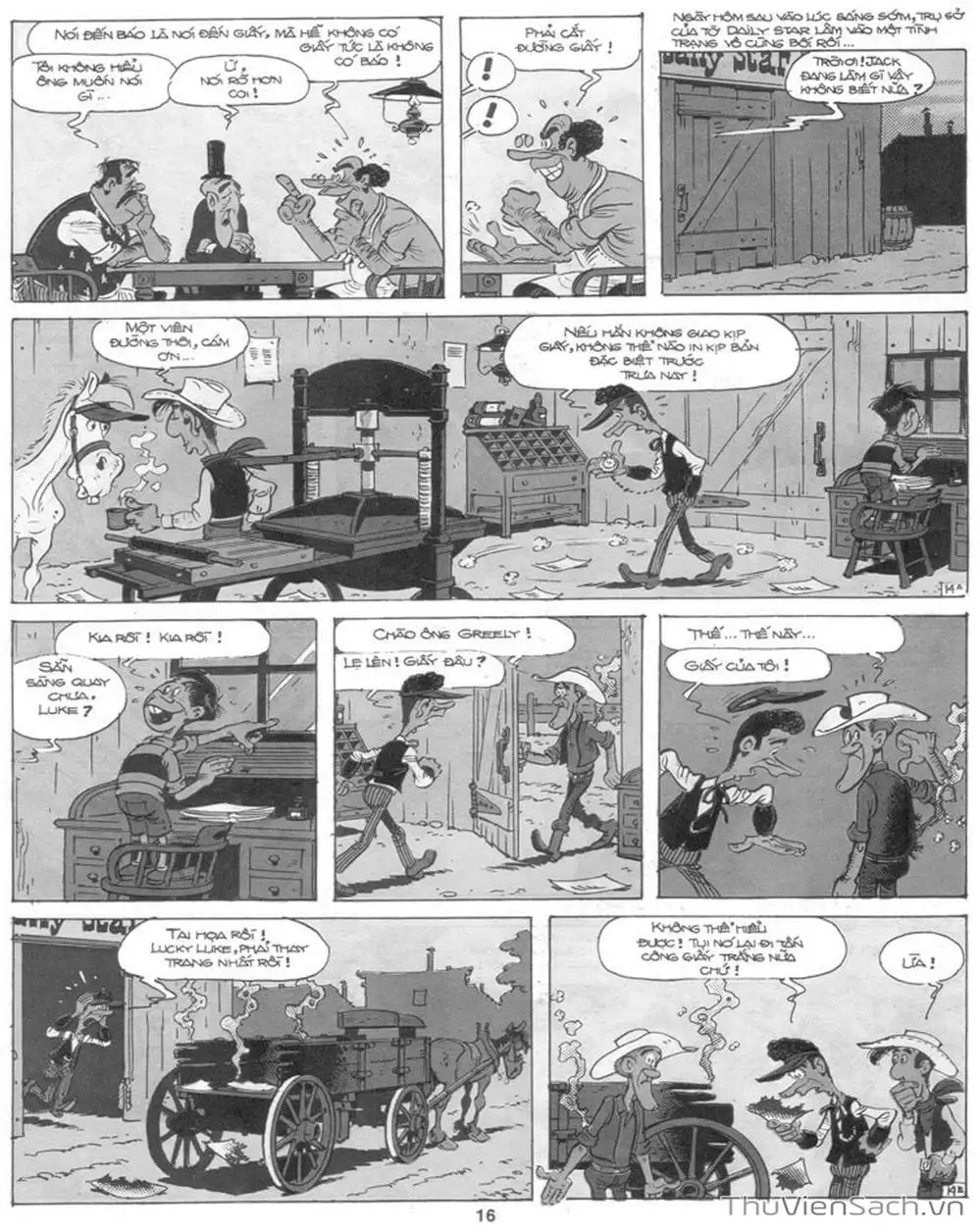 Truyện Tranh Cuộc Phiêu Lưu Kỳ Thú Của Lucky Luke trang 3